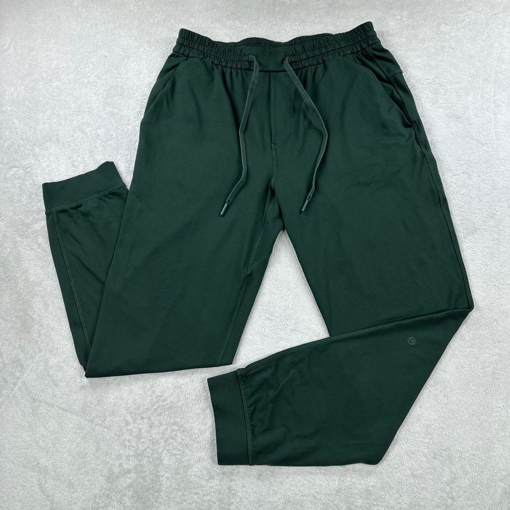 Lululemon Soft Jersey Jogger Mens Medium Dark Forest Green Warpstreme Activewear
